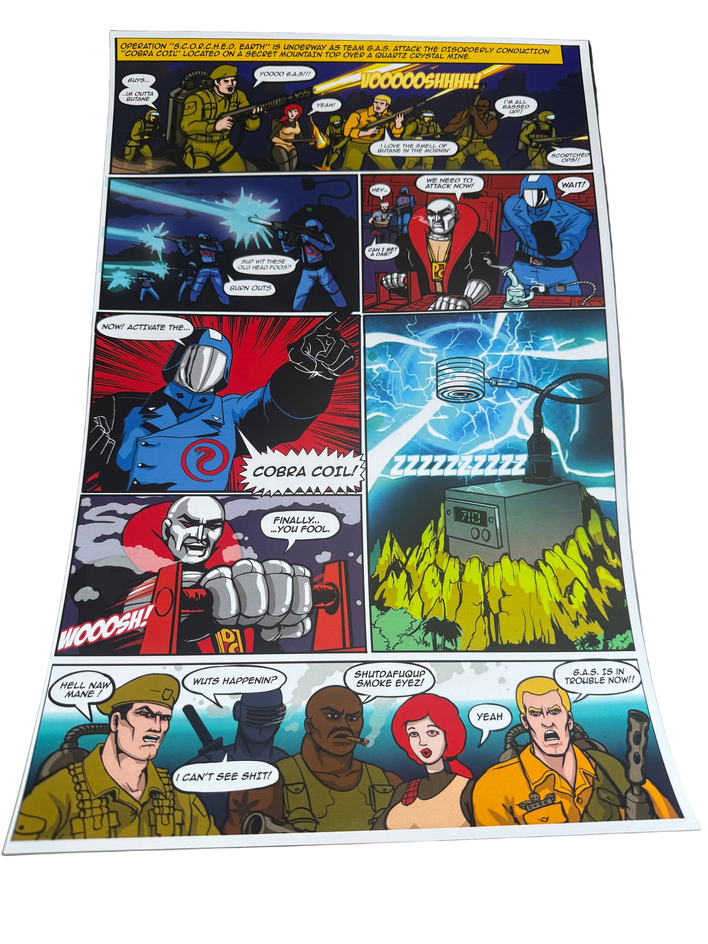 DC Cobra Comic Print Limited Edition Poster