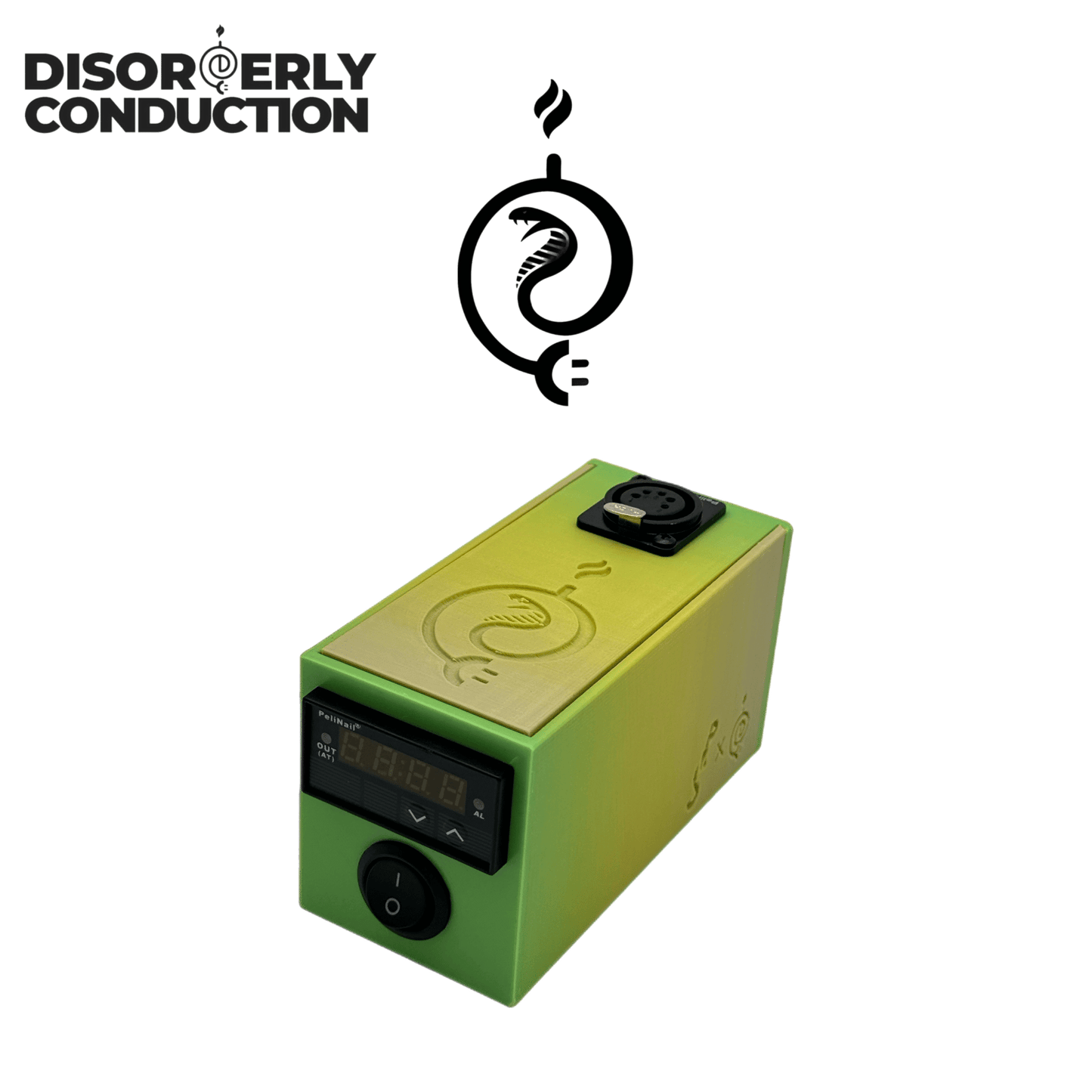 Bundle Deal DC Cobra 3D Printed E - Nail & Caddy - Disorderly Conduction E - Nail