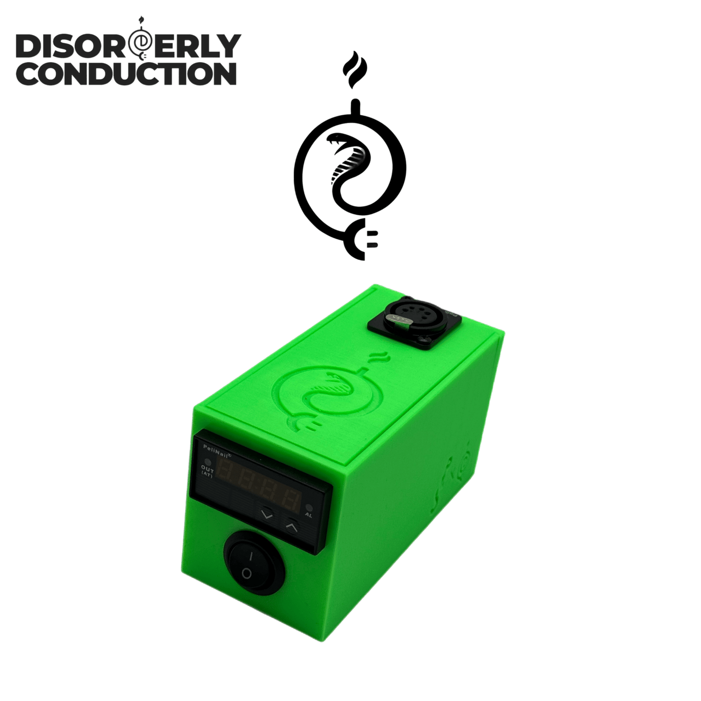 Bundle Deal DC Cobra 3D Printed E - Nail & Caddy - Disorderly Conduction E - Nail