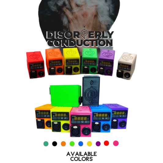 DC 3D Printed Enail Controllers multiple different colors heating elements