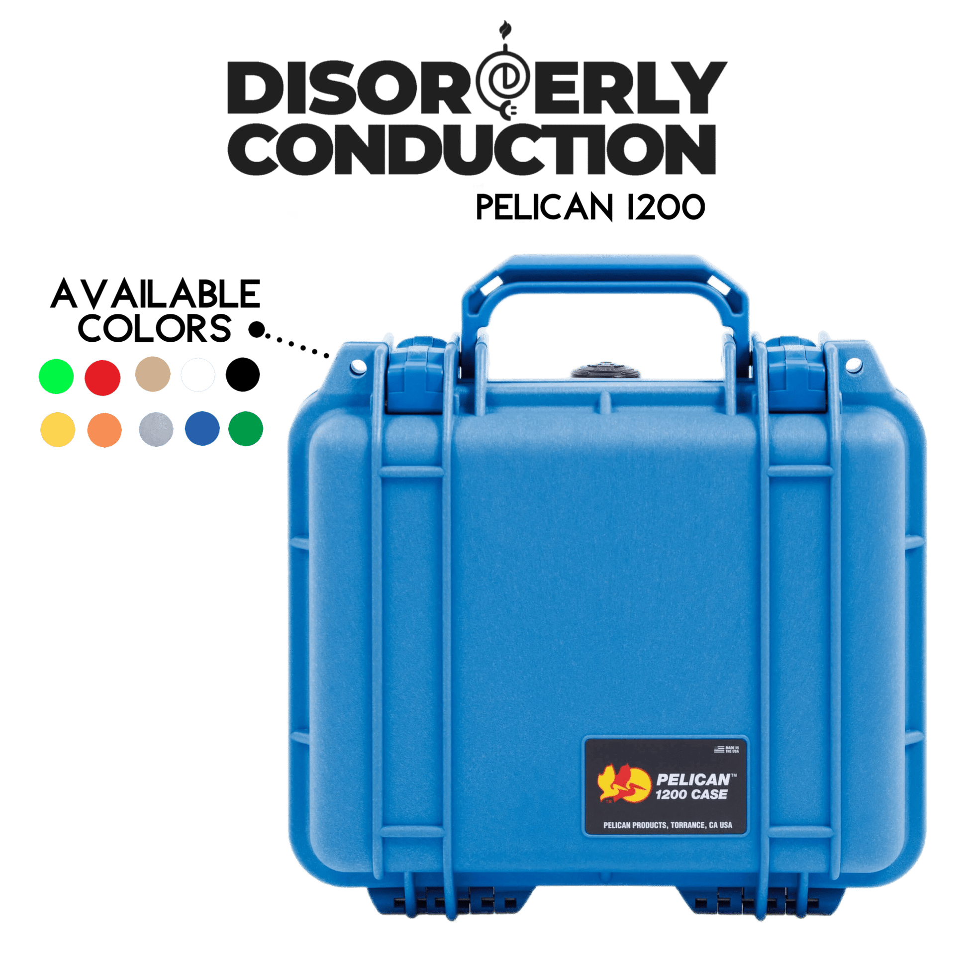 PELICAN 1200 CASE WITH PEEL & PLUCK FOAM PELICAN 1200 CASE WITH PEEL & PLUCK FOAM